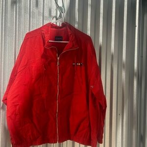 Vintage Catalina Collection Womens 2x Red Sport Tracksuit Zip Front Jacket